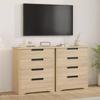 Kommode & Schubladenschrank aus Holz mit 4 Schubladen für Schlafzimmer, Schrank & Flur