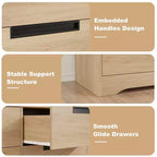 Kommode & Schubladenschrank aus Holz mit 4 Schubladen für Schlafzimmer, Schrank & Flur
