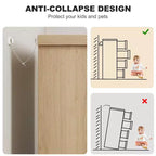 Kommode & Schubladenschrank aus Holz mit 4 Schubladen für Schlafzimmer, Schrank & Flur