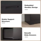 Kommode & Schubladenschrank aus Holz mit 4 Schubladen für Schlafzimmer, Schrank & Flur
