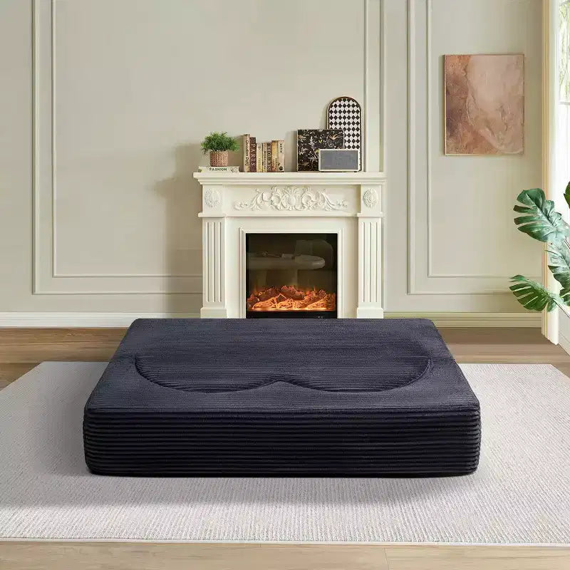 Convertible Loveseat Sofa Bed with Memory Foam, Futon Couch for Living Room