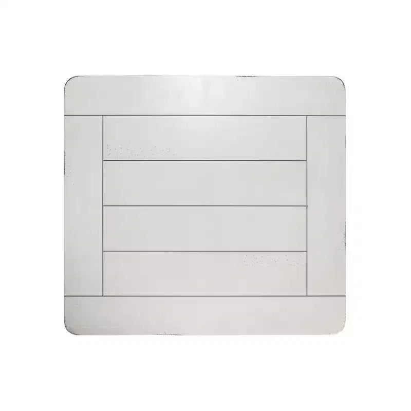 Coastal Style End Table in White with Rope Detail