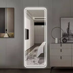 65 x 24 inch Wall-Mounted Full Length Mirror LED Mirror with Dimming 3 Color Lighting Suitable for Bedrooms Dressing Room