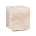 Crestview Collection Square Beige Marble Accent_End Table