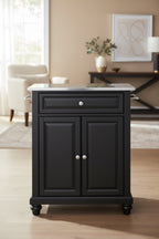 Cambridge Stainless Steel Top Portable Kitchen Island/Cart - Crosley